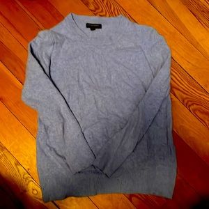 Light blue Italian Merino wool blend sweater